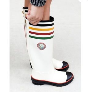 Free People Pendleton Tall Glacier National Park Rain Boots